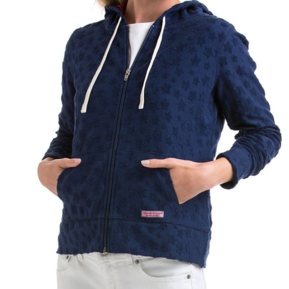 Vineyard Vines Tops - NWT Vineyard Vines Navy Star Hoodie